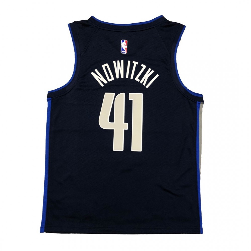 Men's Dallas Mavericks Dirk Nowitzki #41 Blue Swingman Jersey-Pro Kit Vault | Brand New 26/27 Sports Jerseys